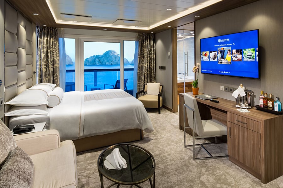 Azamara Cruises Accommodation Club Spa Suite