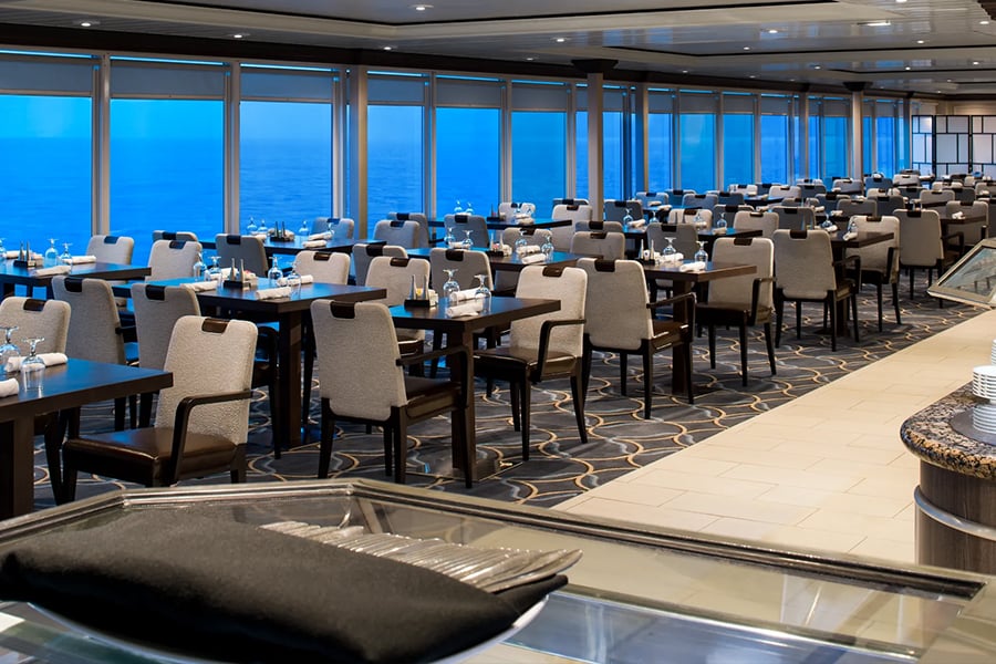 Azamara Cruises Dining Windows Cafe