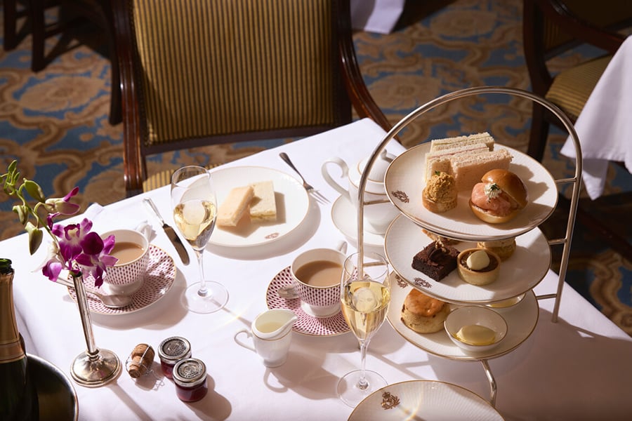 Cunard Dining Afternoon Tea