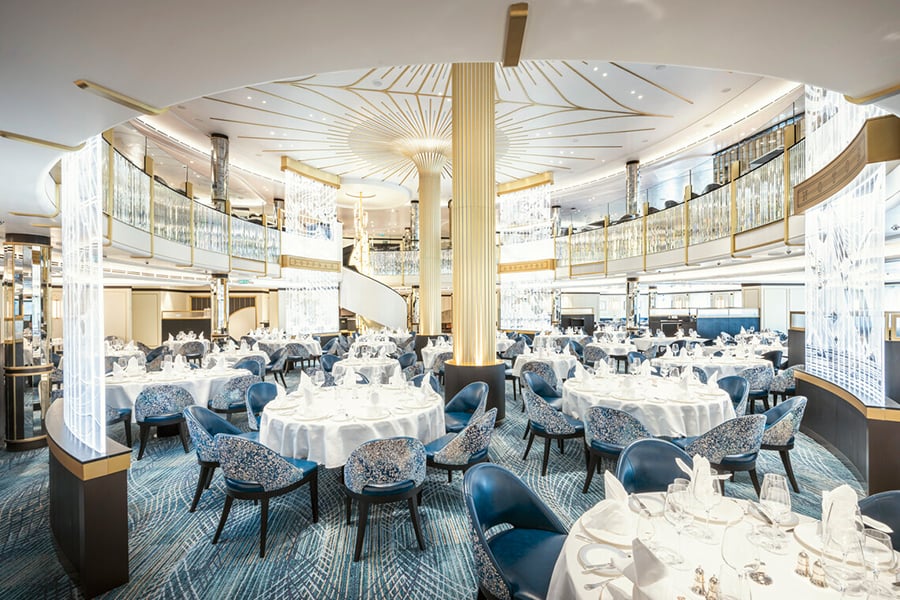 Cunard Dining Britannia Restaurant