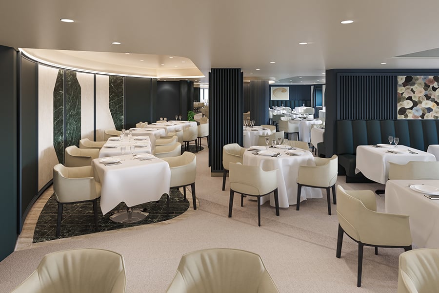 Explora Journeys Dining Fil Rouge