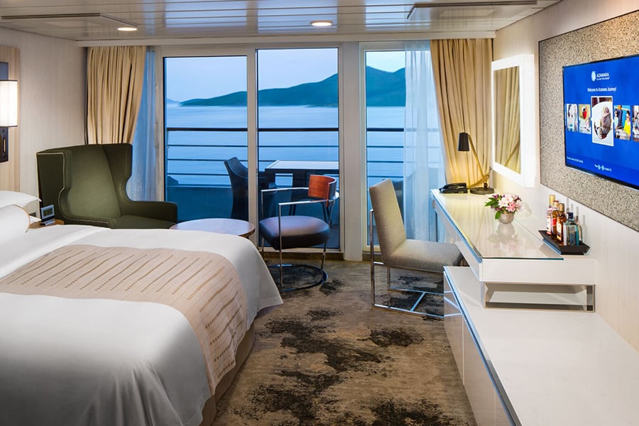 Azamara Cruises Accommodation Club Continent Suite