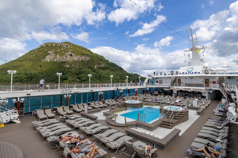 Azamara Cruises Amenities Pool Deck