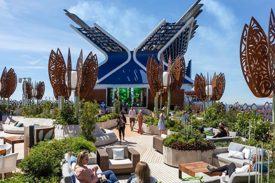 celebrity cruises rooftop garden