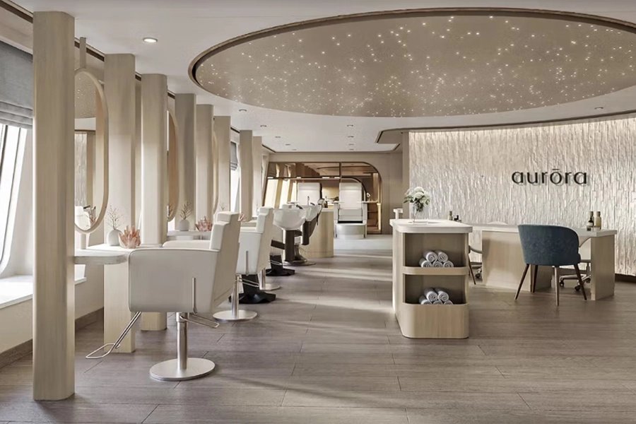 crystal cruises aurora spa