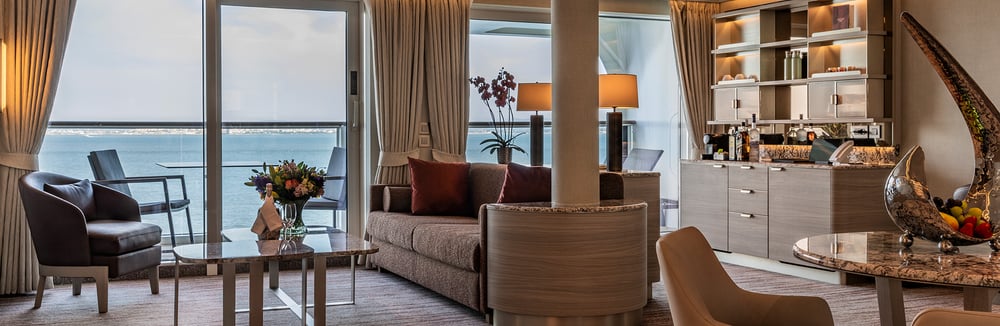 Silversea Cruises Silver Ray Grand Suite Living Area - Silversea Suites Choose the Right Category