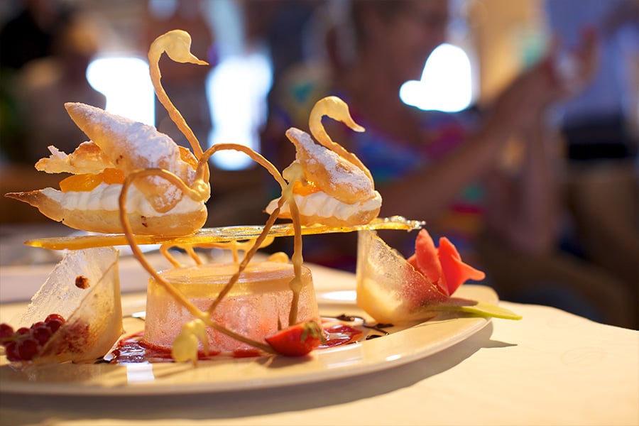 seadream dining dessert