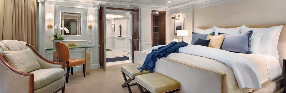 Oceania cabins suites: Vista & Riviera