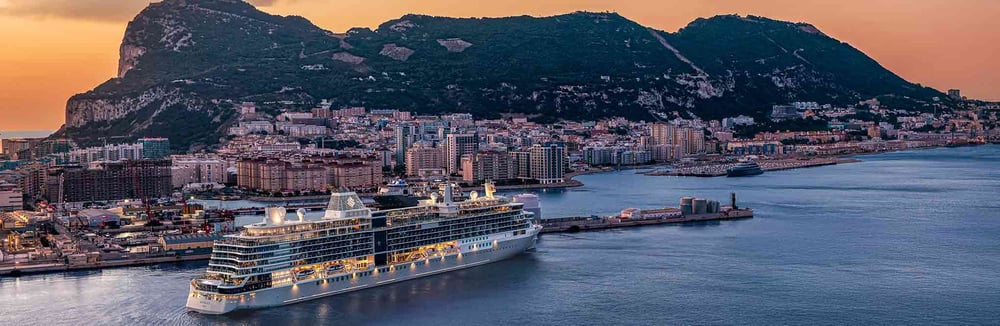 Silversea-Cruises-Silver-Ray-in-Gibraltar-Icy-Strait-Point-Luxury-Cruise-Lines