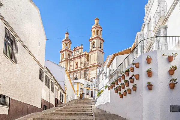 Halloween Cruise Destinations - Sunny day in Cadiz, Spain with Cadiz Cathedral in the background