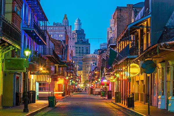 Halloween in the French Quarter in New Orleans, USA
