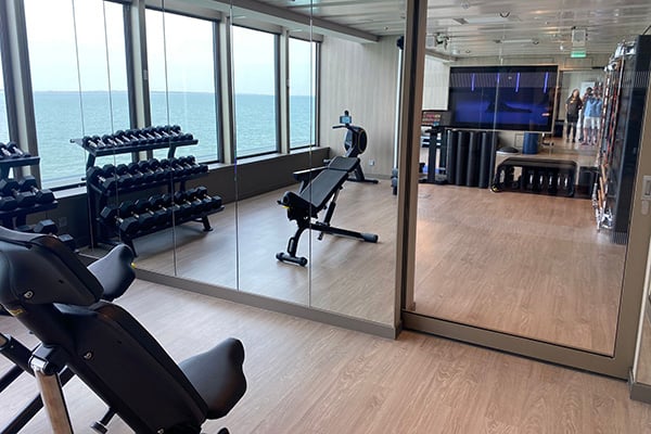 Fitness and Gym Area on Silver Ray