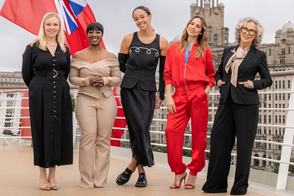 The City of Liverpool named as the Godmother of Cunard's Queen Representing the city with five distinguished Liverpool residents to officially name the ship