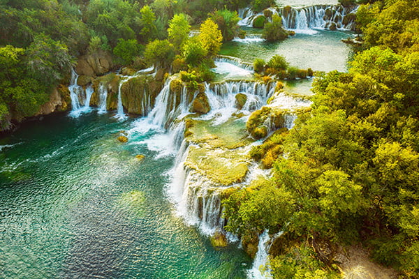 Waterfalls at Krka National Park, Croatia