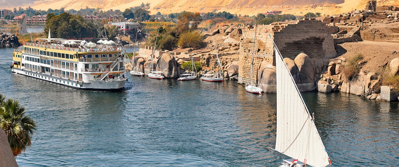 AmaWaterways' AmaDahlia on the River Nile