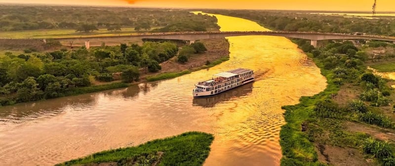 AmaWaterways AmaMagdalena - Officially the first river ship cruise on Colombia's Magdalena River - Picture Credit from AmaWaterways