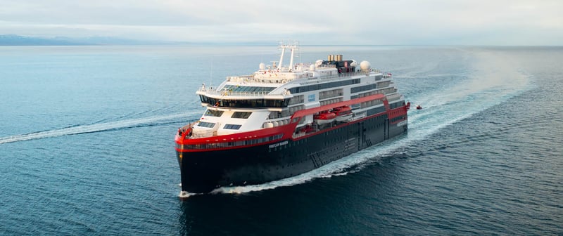 MS Fridtjof Nansen In Svalbard - Hurtigruten Expeditions - How cruise lines are going green in 2025