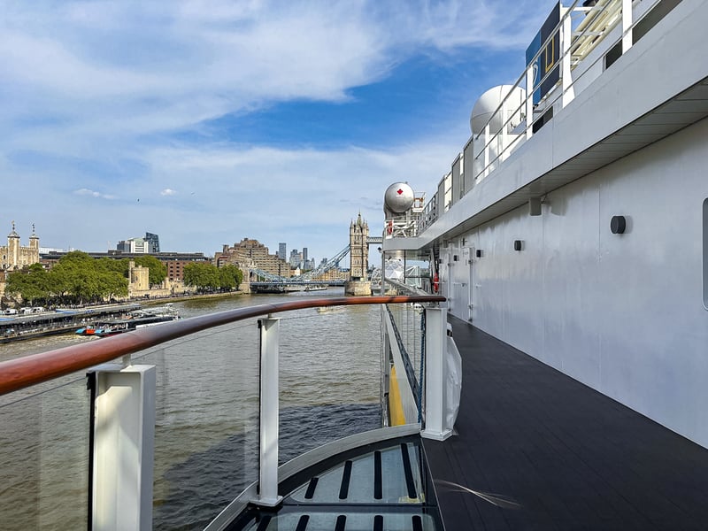 NG Endurance facing Tower Bridge