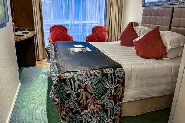 Cabin 231, a French Balcony stateroom on Deck 2 on AmaReina