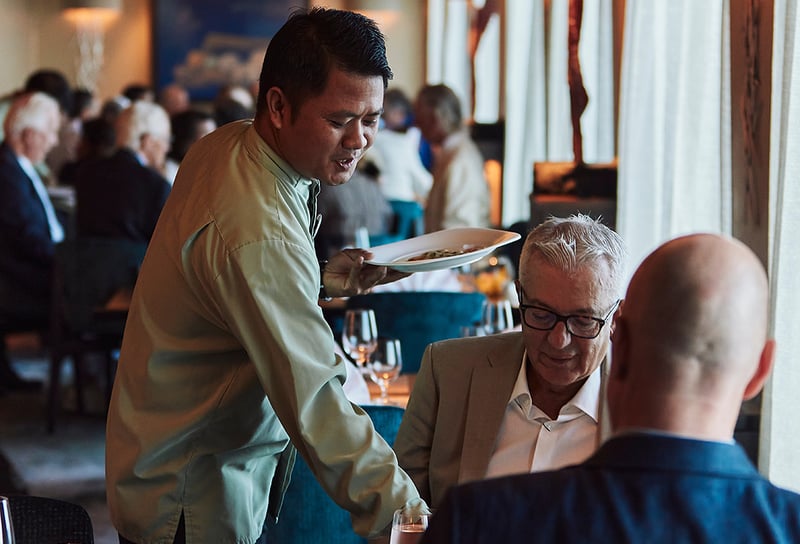 Onboard Atmosphere on Crystal Cruises Crystal Serenity