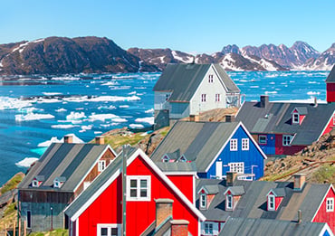 Greenland and Iceland