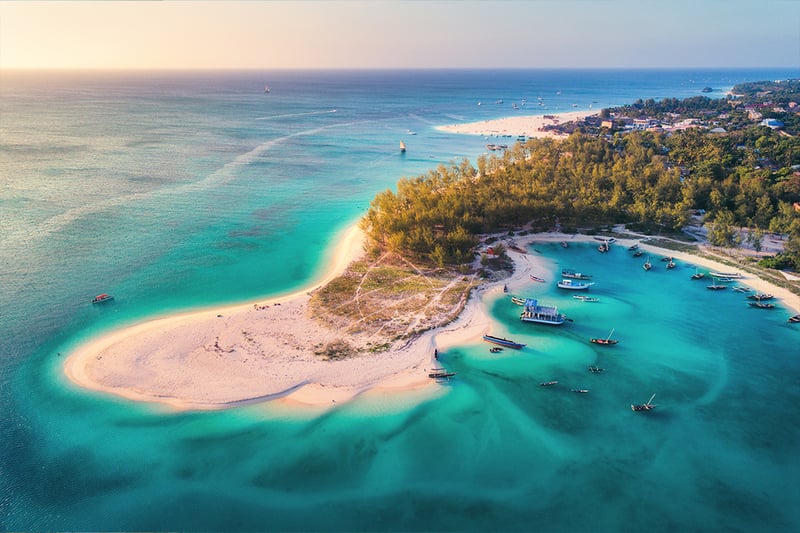 Indian Ocean Cruises Aerial