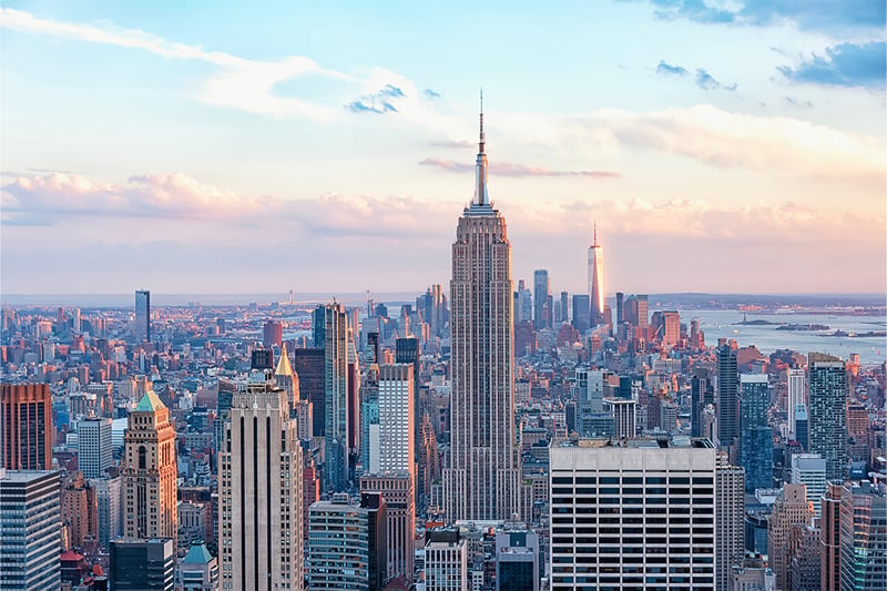 Transatlatnic Cruises New York Skyline