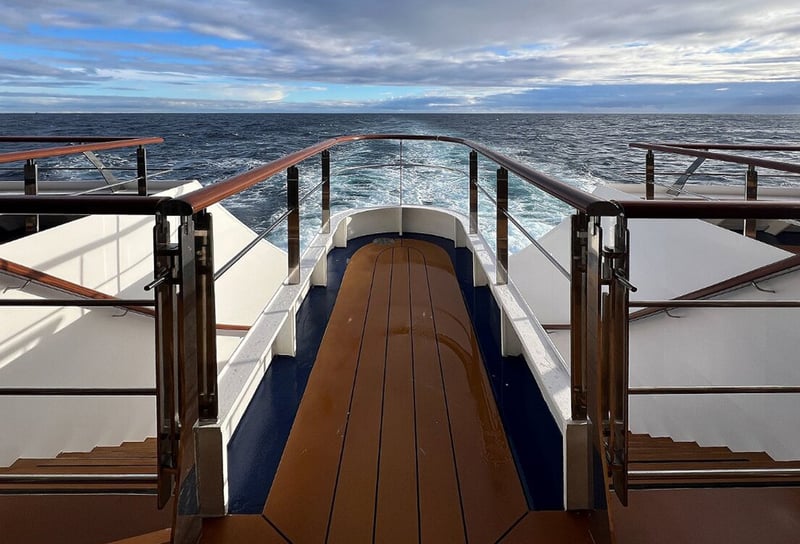 Windstar Cruises Star Seeker Ship top deck