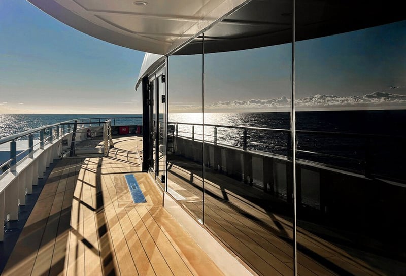 Windstar Cruises Star Seeker wrap around deck