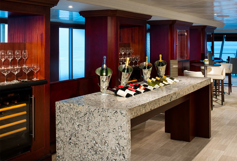 What's Inclided - Living Room on Azamara Cruises - Oceania vs Azamara - Which Cruise Line Should You Choose