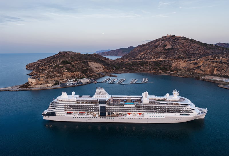 Silversea Cruises Exterior in Cartagena, Spain - What is a Six-Star Cruise Ultra-Luxury Cruising Explained