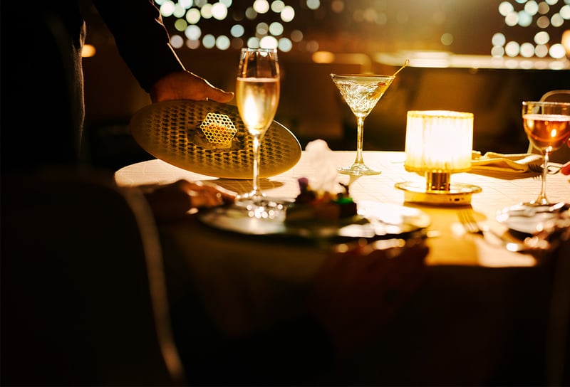 Silversea Cruises Silver Note Culinary food with drinks -Silversea vs Regent Seven Seas Which Luxury Cruise Line