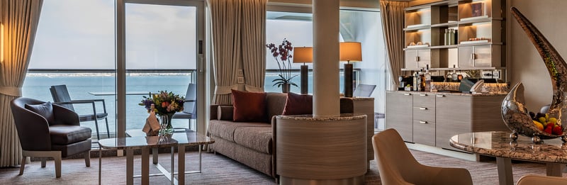 Silversea Cruises Silver Ray Grand Suite Living Area - Silversea Suites Choose the Right Category