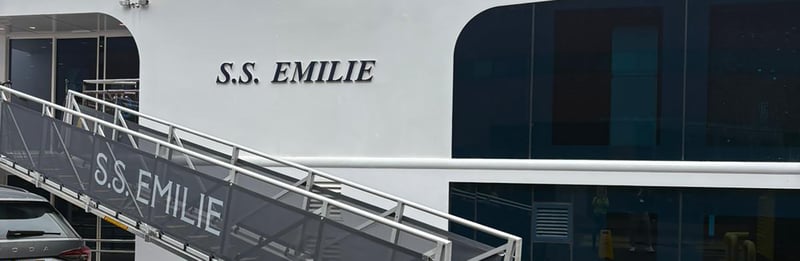 Uniworld S.S. Emilie docked in Amsterdam