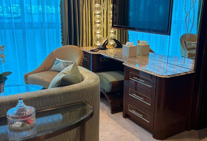 Uniworld's S.S. Emilie Staterooms Living Area