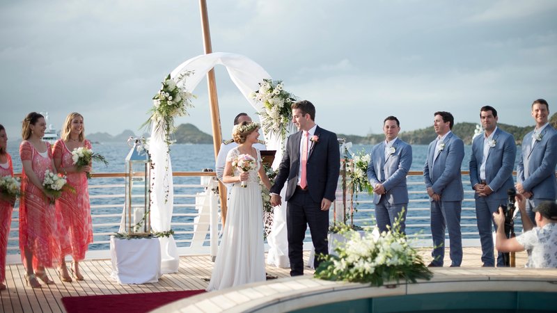 charter ship for wedding
