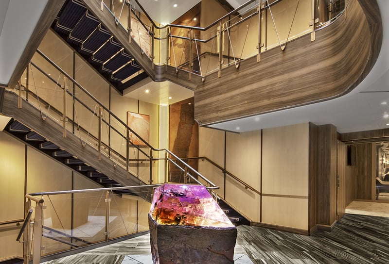 Seabourn Venture Atrium- Life on a Seabourn cruise what to expect