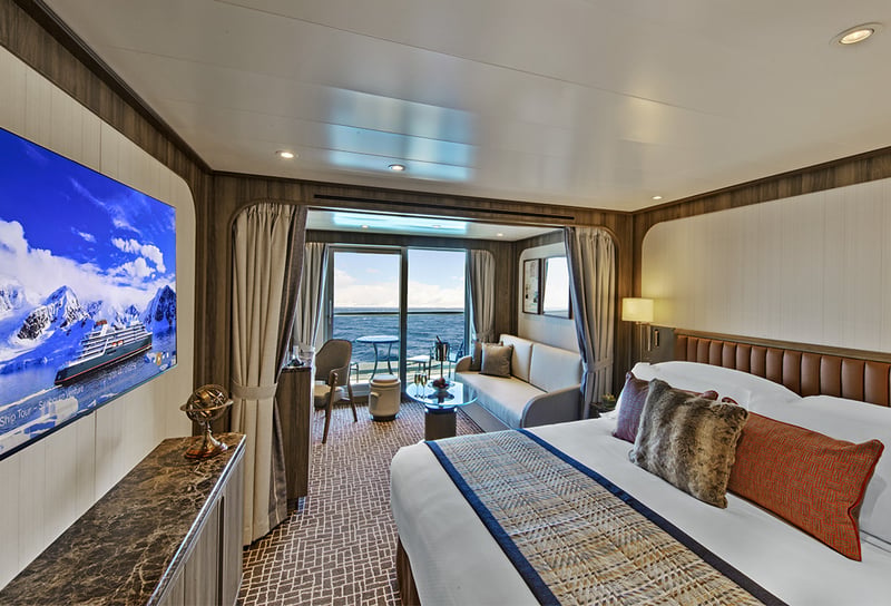 Veranda Suite on Seabourn Venture - Life on a Seabourn cruise what to expect