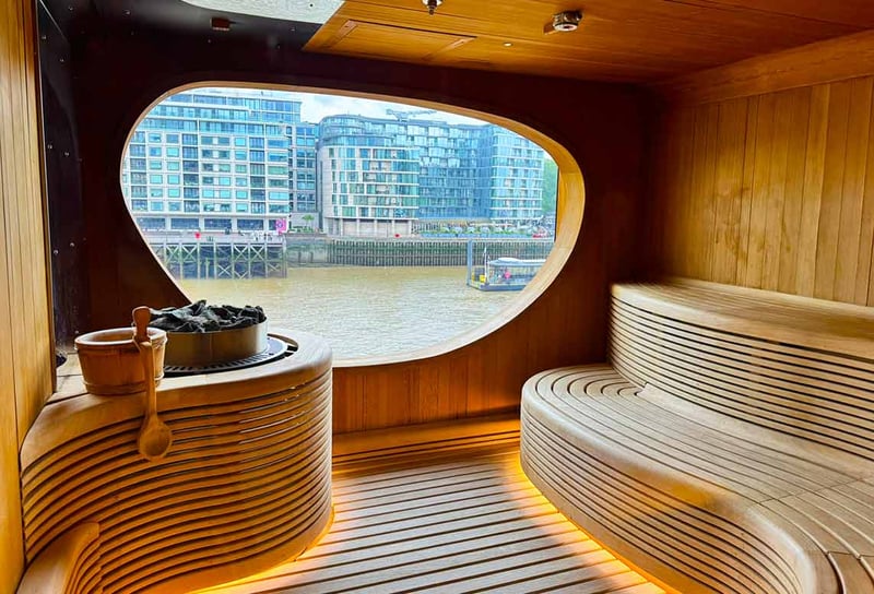 The-Spa-area-on-Ponant-Le-Bellot-docked-at-London-Bridge-Ponant-Le-Bellot-Review-A-Ship-Visit-on-the-Thames