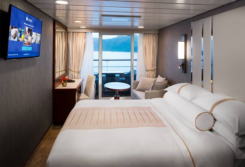 Club-Veranda-Bedroom-Stateroom-Azamara-Dress-Code-&-Packing-Guide
