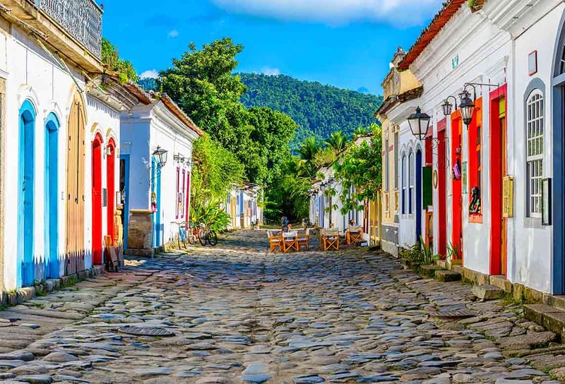 Street-of-historical-center-in-Paraty-Rio-de-Janeiro-Brazil-Azamara-Cruise-Deals-&-Booking-Guide
