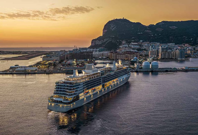 Silver-Ray-Sillversea-Cruises-in-Gibralter-Luxury-Cruise-Drinks-Packages