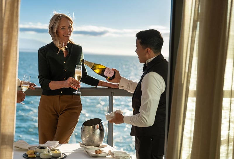 Silversea-Cruises-Silver-Origin-Galapagos-Classic-Veranda-Suite-Dining-on-Balcony-Silversea's-new-suite-categories-what's-changing-for-2027