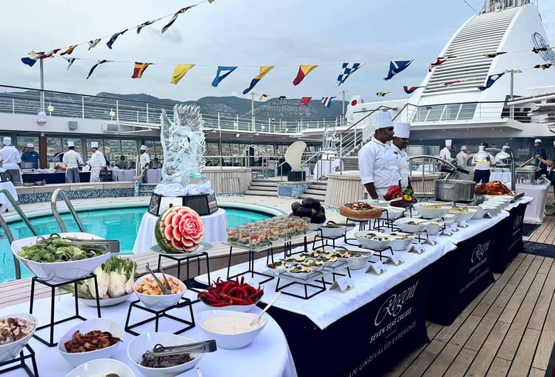 BBQ-on-top-deck-pool-deck-on-Seven-Seas-Voyager-Seven-Seas-Voyager-Review,-Is-It-Worth-It-A-Returning-Cruiser’s-Verdict