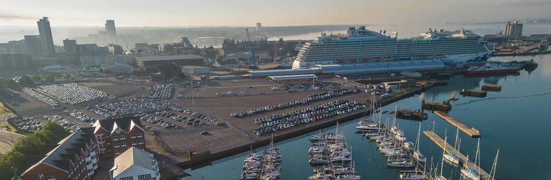 Effortless-no-fly-voyages-departing-from-Southampton-Port-of-Southampton-with-MSC-cruise-ship-docked