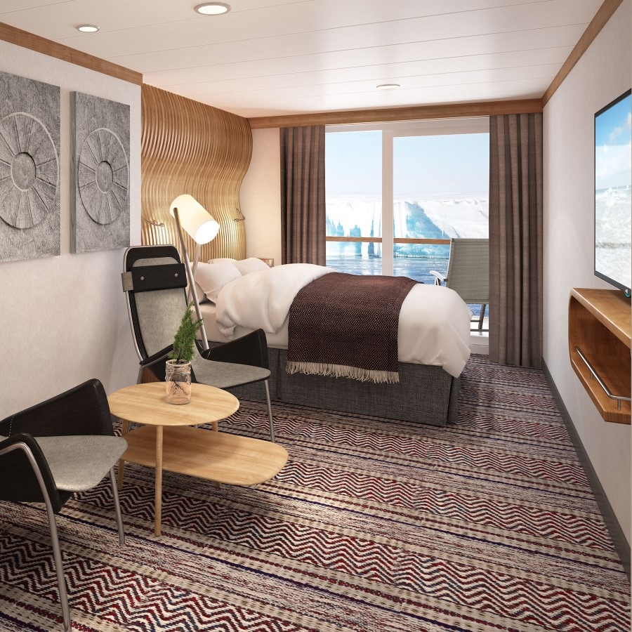 hurtigruten's cruise ship ms roald amundsen
