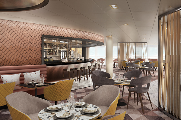 P&O Cruises Ariva Dining Glass House