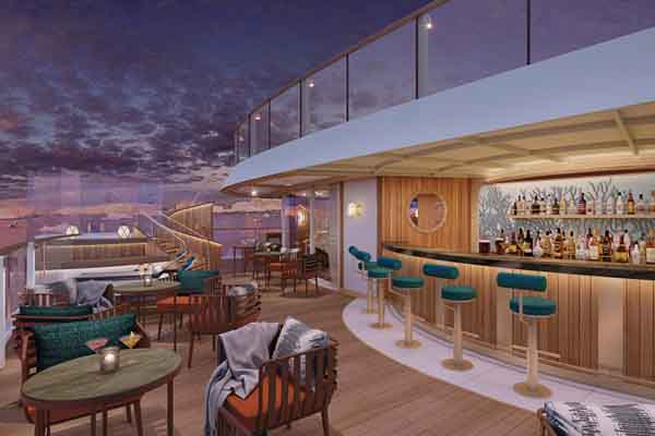 The Sky Bar Seabourn Venture