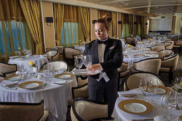 Seven Seas Voyager Dining Chartreuse