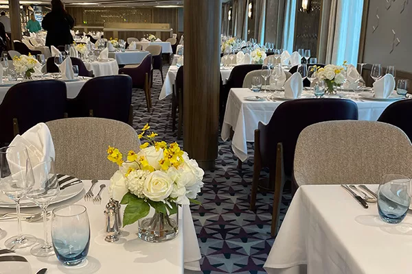 The Restaurant on Seabourn Venture - Seabourn Venture Review May 2023